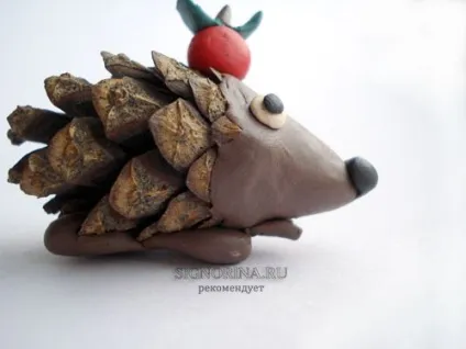 Як зробити їжачка з шишки (їжачка) Як зробити їжачка з шишки