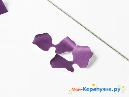 Як зробити фіалки з паперу своїми руками (паперу) Як зробити фіалки з паперу своїми руками