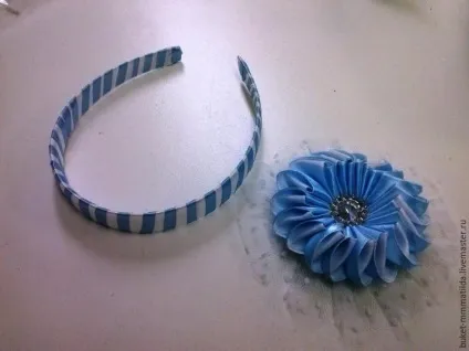 Як зробити бант-зефірку - ярмарок майстрів - ручна робота, handmade (для дівчинки) Як зробити бант-зефірку - ярмарок майстрів - ручна робота, handmade