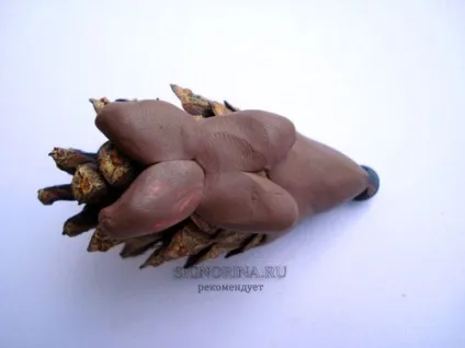 Як зробити їжачка з шишки (шишки) Як зробити їжачка з шишки