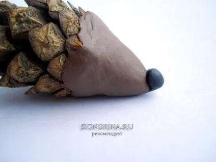 Як зробити їжачка з шишки (шишки) Як зробити їжачка з шишки