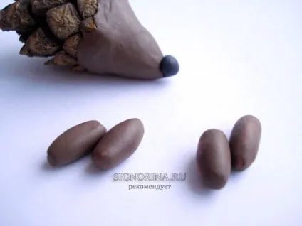 Як зробити їжачка з шишки (шишки) Як зробити їжачка з шишки