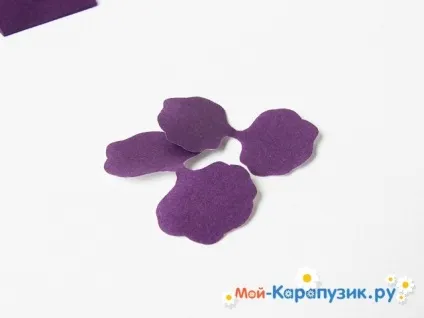 Як зробити фіалки з паперу своїми руками (зробити) Як зробити фіалки з паперу своїми руками