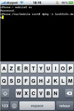 Установка deb пакетів на iphone