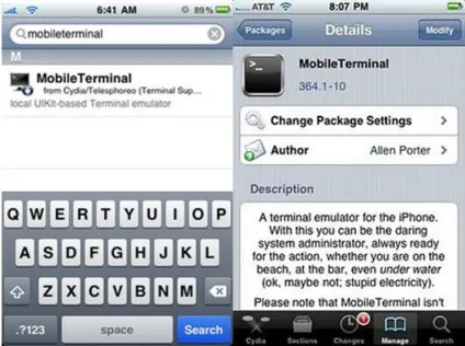 Установка deb пакетів на iphone