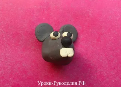 Як зліпити з пластиліну мишку - уроки рукоділля (зліпити) Як зліпити з пластиліну мишку - уроки рукоділля
