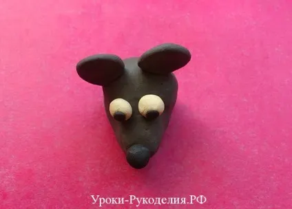 Як зліпити з пластиліну мишку - уроки рукоділля (зліпити) Як зліпити з пластиліну мишку - уроки рукоділля