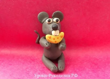Як зліпити з пластиліну мишку - уроки рукоділля (зліпити) Як зліпити з пластиліну мишку - уроки рукоділля