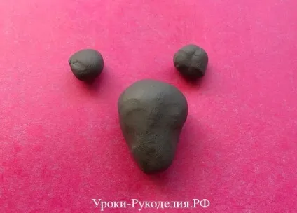 Як зліпити з пластиліну мишку - уроки рукоділля (зліпити) Як зліпити з пластиліну мишку - уроки рукоділля