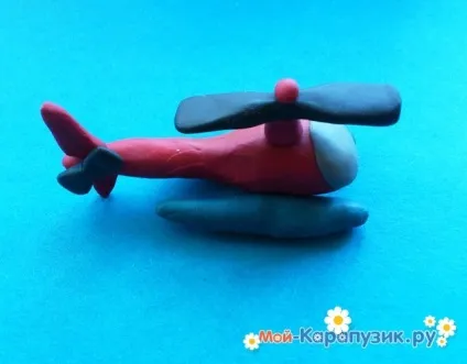 Як зліпити вертоліт з пластиліну (зліпити вертоліт пластиліну) Як зліпити вертоліт з пластиліну