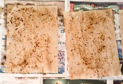 Як зістарити папір за допомогою кави, все про каву