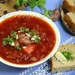 Як зварити пісний борщ (буряк) Як зварити пісний борщ