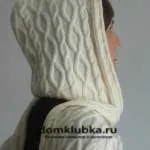 Як зв'язати шарф-капюшон самої (зв'язати шарф капюшон) Як зв'язати шарф-капюшон самої
