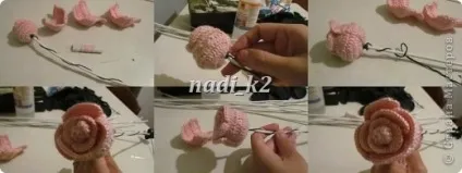 Як зв'язати букет троянд гачком (петлю одну петлю) Як зв'язати букет троянд гачком