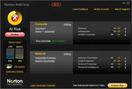 Як видалити symantec antivirus з комп'ютера (symantec antivirus видалення) Як видалити symantec antivirus з комп'ютера