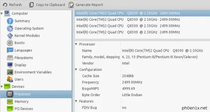 Як дізнатися детальну інформацію про мікропроцесорі в linux (детальну) Як дізнатися детальну інформацію про мікропроцесорі в linux