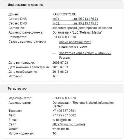 Як дізнатися кому належить домен (дізнатися кому належить) Як дізнатися кому належить домен