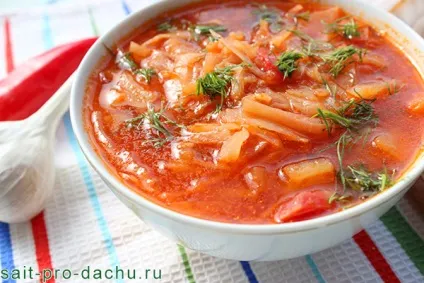 Як варити пісний борщ класичний покроковий рецепт з фото