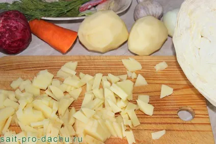 Як варити пісний борщ класичний покроковий рецепт з фото