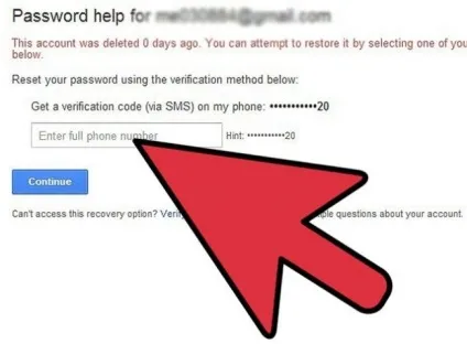 Як відновити обліковий запис gmail, коли ви видалили свій аккаунт gmail (облікового запису Gmail) Як відновити обліковий запис gmail, коли ви видалили свій аккаунт gmail