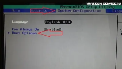 Як зайти і налаштувати bios ноутбука compaq cq60 для установки windows 7 або 8 з флешки або диска (установки) Як зайти і налаштувати bios ноутбука compaq cq60 для установки windows 7 або 8 з флешки або диска
