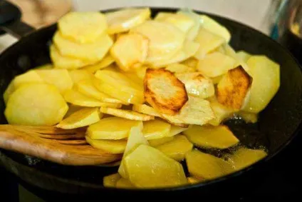 Картопля смажена кружечками - рецепт сучасної домашньої кухні з фото (борщ) Картопля смажена кружечками - рецепт сучасної домашньої кухні з фото