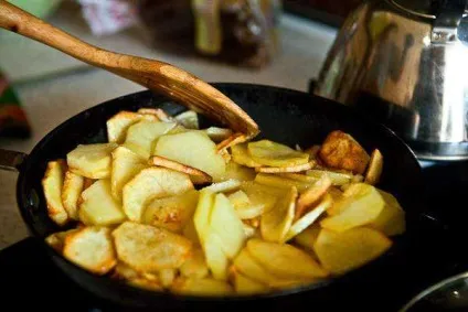 Картопля смажена кружечками - рецепт сучасної домашньої кухні з фото (російська їжа) Картопля смажена кружечками - рецепт сучасної домашньої кухні з фото