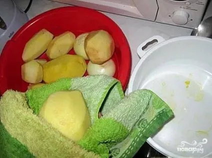 Картопля в казані - покроковий рецепт з фото на (кулінарія) Картопля в казані - покроковий рецепт з фото на