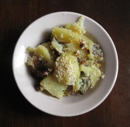 Картопля з кунжутом в духовці (картопля) Картопля з кунжутом в духовці