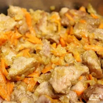 Картопля тушкований з м'ясом - покроковий рецепт з фото на (рецепти з фото) Картопля тушкований з м'ясом - покроковий рецепт з фото на