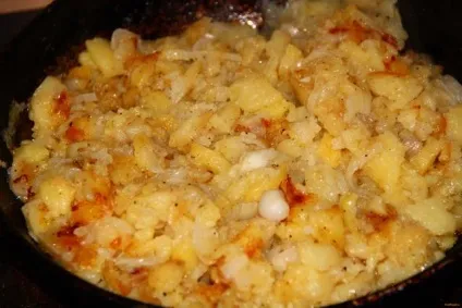 Картопля смажена на салі рецепт з фото (смажена) Картопля смажена на салі рецепт з фото