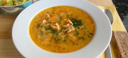 Юшка з голови і хвоста горбуші - рецепти з пшоном, яйцем і рисом (пшоном) Юшка з голови і хвоста горбуші - рецепти з пшоном, яйцем і рисом
