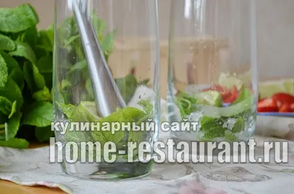 Полуничний мохіто рецепт, склад, пропорції - домашній ресторан (полуничний) Полуничний мохіто рецепт, склад, пропорції - домашній ресторан