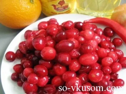 Журавлинний соус до курки, рецепти з фото