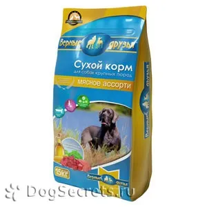 Корм для собак - вірні друзі ціна, склад, відгуки (ціна) Корм для собак - вірні друзі ціна, склад, відгуки