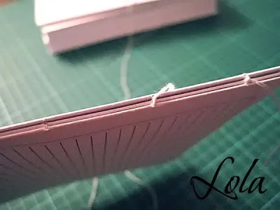 Коптська палітурка - ярмарок майстрів - ручна робота, handmade (виводимо нитку дірочку) Коптська палітурка - ярмарок майстрів - ручна робота, handmade