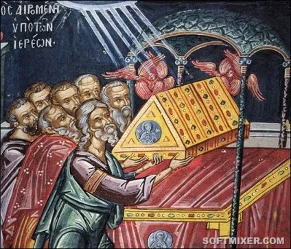 Ковчег Заповіту що знаходилося в золотом ящику (ящику) Ковчег Заповіту що знаходилося в золотом ящику