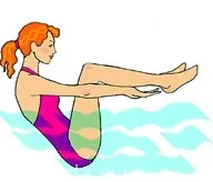 Краса і здоров'я вправи в морській воді