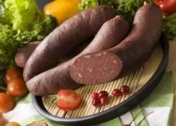 Кров'яна ковбаса - користь і шкода (користь) Кров'яна ковбаса - користь і шкода