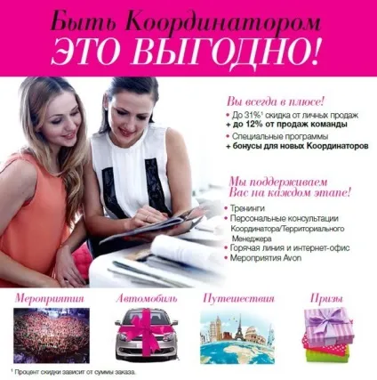 Хто такий координатор, avon