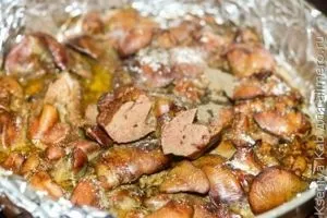 Куряча печінка в духовці