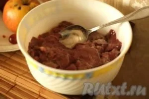 Куряча печінка по-корейськи - готуємо покроково з фото