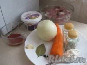 Куряча печінка по-корейськи - готуємо покроково з фото