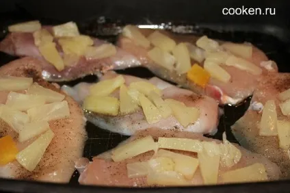 Куряча грудка з ананасами - рецепт з фото (грудка) Куряча грудка з ананасами - рецепт з фото