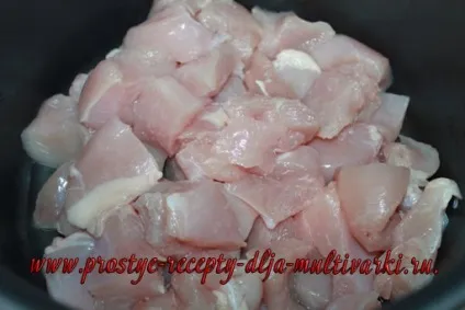 Курячі грудки в вершках в мультиварці (вершках) Курячі грудки в вершках в мультиварці