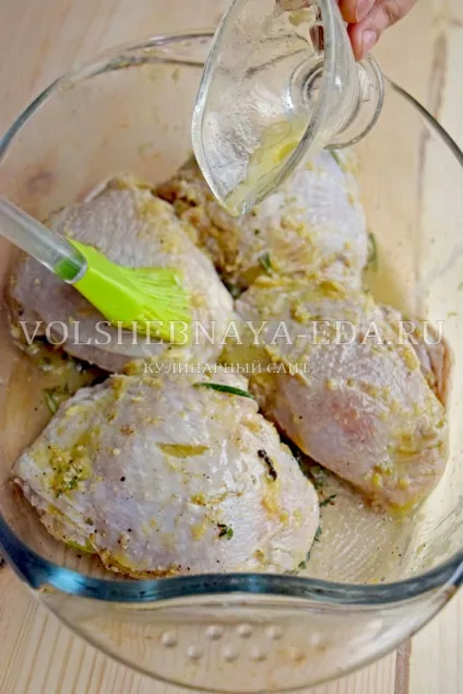 Курка в лимонному маринаді
