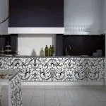 Кухні з малюнком або фотодруком на фасадах фото прикладів розпису, виготовлення своїми руками (кухні) Кухні з малюнком або фотодруком на фасадах фото прикладів розпису, виготовлення своїми руками