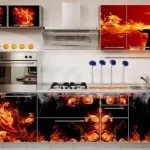 Кухні з фотодруком на фасадах фото гарнітурів із зображеннями (фасадах) Кухні з фотодруком на фасадах фото гарнітурів з зображеннями