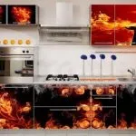 Кухні з малюнком або фотодруком на фасадах фото прикладів розпису, виготовлення своїми руками (малюнком) Кухні з малюнком або фотодруком на фасадах фото прикладів розпису, виготовлення своїми руками