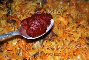 Квашена тушкована капуста з грибами рецепт з фото (тушкована) Квашена тушкована капуста з грибами рецепт з фото